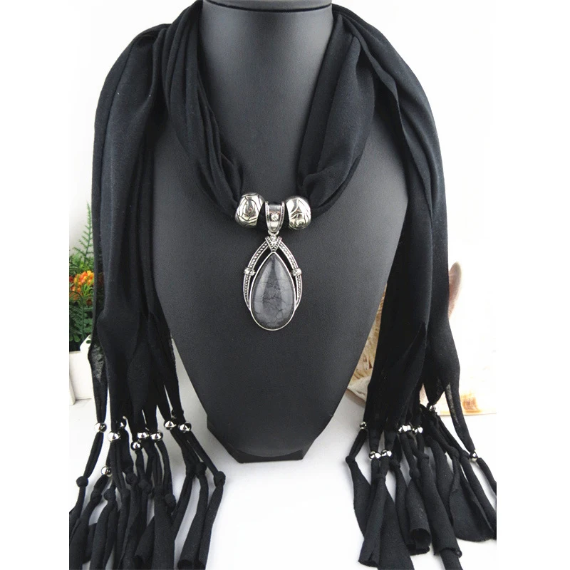 Женская шаль из полиэстера с подвеской в виде капли воды|fashion scarf|scarf fashionfashion shawls |