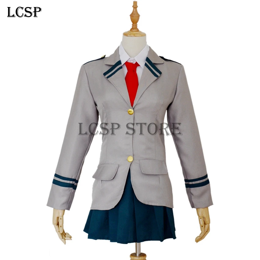 LCSP My Hero Academy OCHACO URARAKA японский костюм для косплея Аниме Взрослый школьная форма для девочек выходной костюм одежда