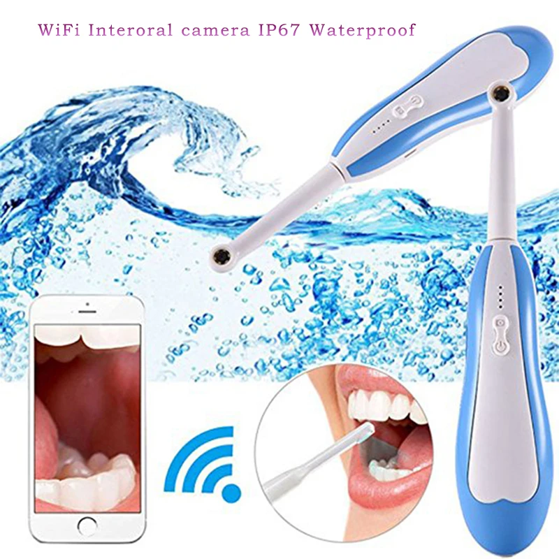 

Free Shipping New WiFi Interoral Insepction Camera Wireless Endoscope camera with 6pcs LED for dental usage