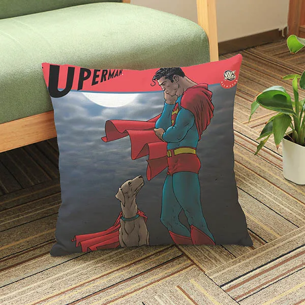 Super Heroes c книги по искусству Ун наволочки с принтом для диван сиденье Халк, Бэтмен Супермен Декоративные Чехлы подушек домашний Декор 45x45 см поп - Цвет: as picture