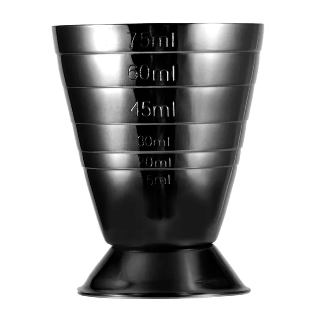 Jigger oz/Tbsp/ml Three Measurement Units Cocktail Jigger 2.5oz. silver