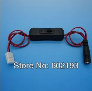 

10mm 2pin connector(no soldering) for 5050 smd single color led strip match with DC Female and Switch