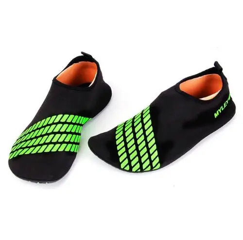 Мужская Женская обувь для воды обувь для пляжного отдыха, подводные ботинки для верховой езды, Неопреновая Обувь для дайвинга Нескользящие шлепанцы для плавания - Цвет: Green
