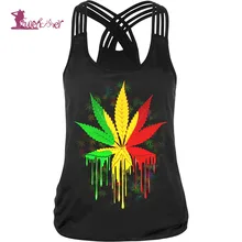 Lurehooker Топ для занятий йогой тренажерный зал Спортивный жилет рубашки Для Женщин Йога Одежда с рисунком женский рубашка Фитнес Костюмы Для женщин s рубашка без рукавов для занятий йогой