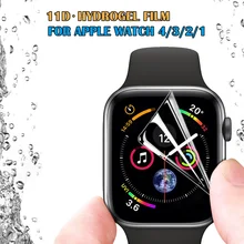 Гидрогелевая пленка для Apple Watch Series 4 40 мм 44 мм мягкая полноразмерная Защитная пленка для Iphone Watch 3 38 мм 42 мм