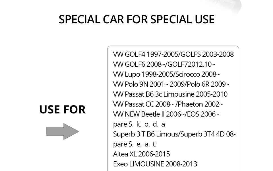Auto License Plate Lights Bulb For VW_02