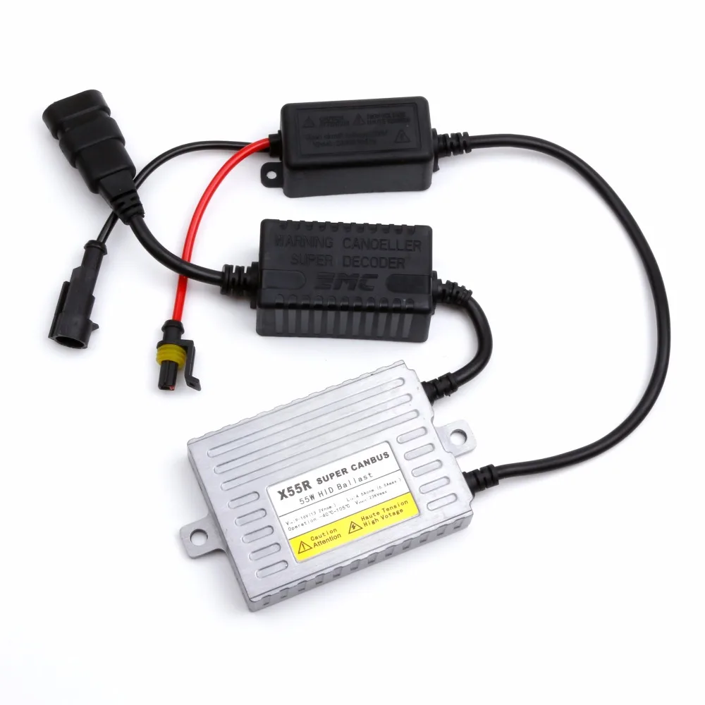 1 комплект 12В 55 Вт Canbus HID Xenon H1 H3 H7 H11 9005 9006 9012 D2H 5500 к 6500 для балласта