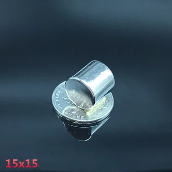 

50PC 15x15 mm neodymium magnet 15mm*15mm strong rare earth neodymium magnets 15*15 mm NdFeB permanent round magnetic 15mmx15mm