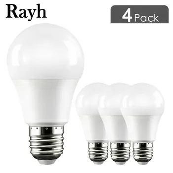 

4pcs E27 LED White light bulb High Brightness Smart IC Real Power 5W 7W 9W 12W 15W 18W 110V-265V Home backup lighting light lamp
