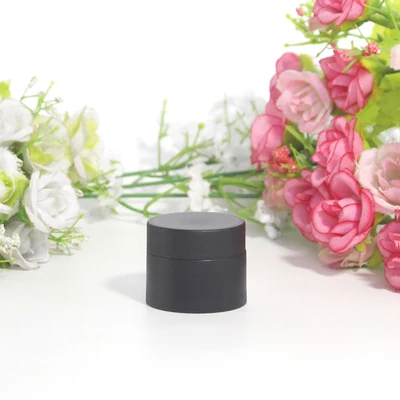 30pcs 5g matt black 3g 5 г, 10 г, 15 г, 30 г, 50 г, матовая черная или белая банка крема для лица или глаз баночки для крема по уходу за кожей пакеты - Цвет: 30pcs 5g matt black