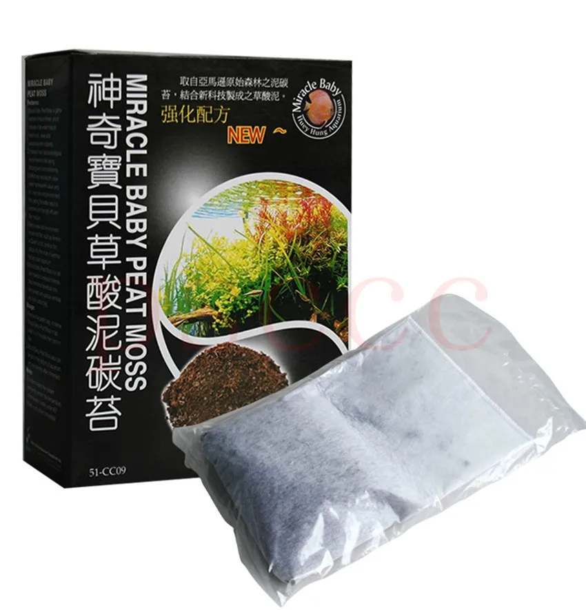 PH reduced Carex peat acid clay aquarium water softening Oxalic peat moss /  acrid oxalic acid mud carbon coating / reduce KH