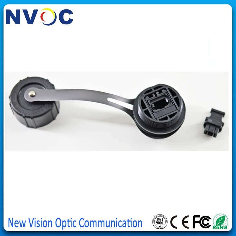10 шт./лот наружный IP65/IP67 ODVA MPO SX волоконный адаптер С Пылезащитным колпачком
