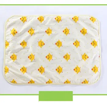 

three layers Cotton Bamboo Fiber Breathable Waterproof Underpads Mattress Pad Sheet Protector Cute