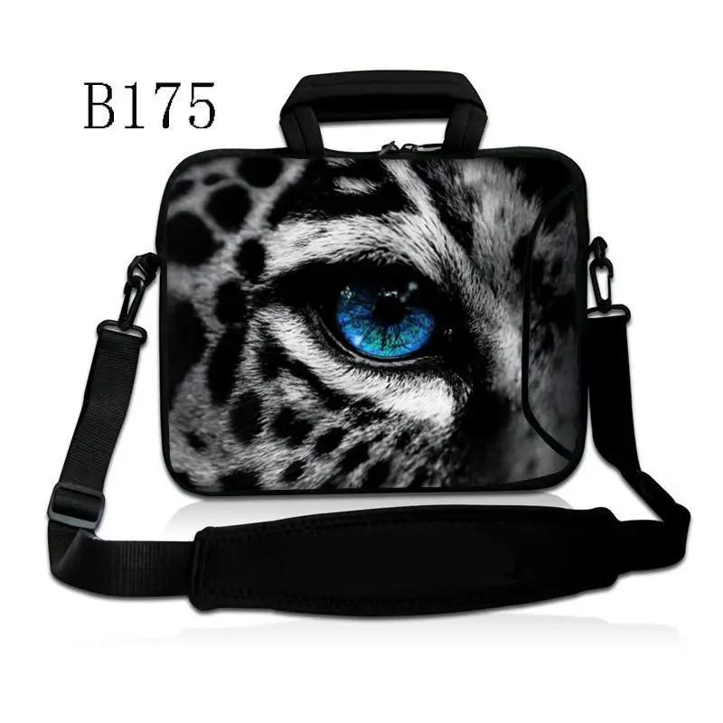 Fashion Blue Cat Eye Laptop Notebook Shoulder Bag Case Cover Computer