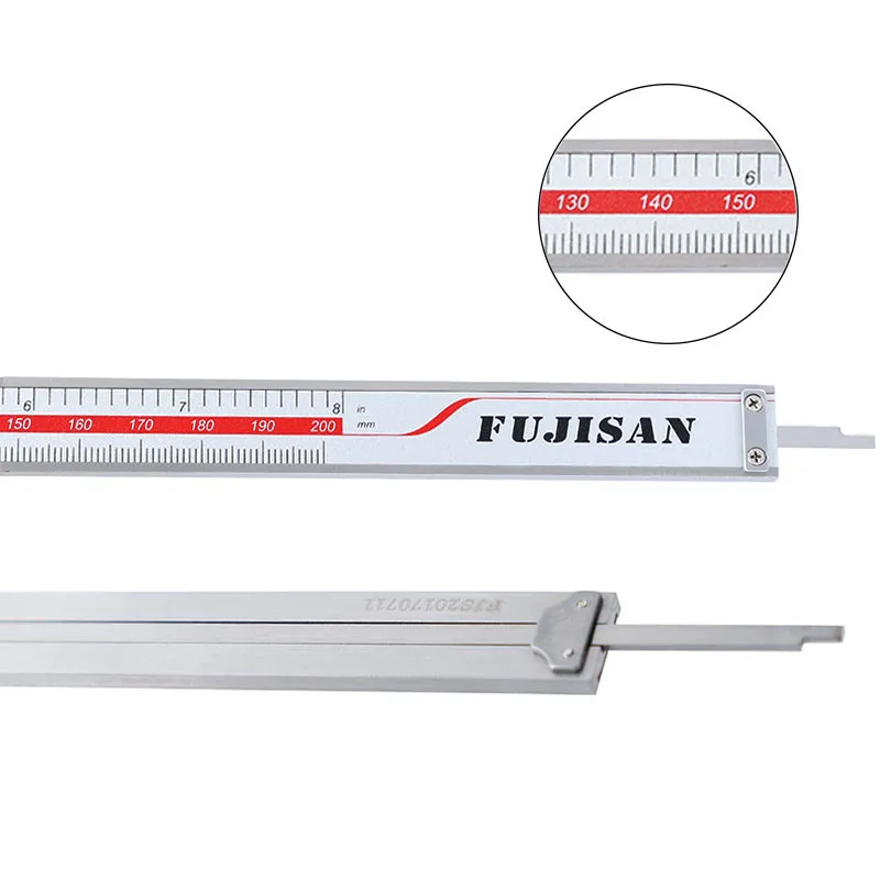 Цифровой штангенциркуль FUJISAN 0-200 мм/0,01 мм из нержавеющей стали, метрический/дюймовый Электронный штангенциркуль, микрометр, измерительные инструменты