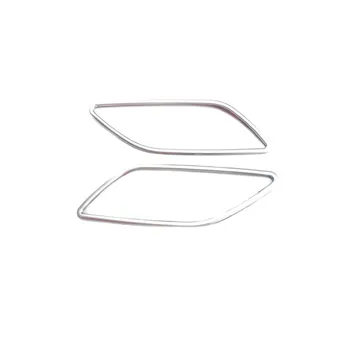 

Car styling!2pcs Stainless Inner Top Upper AC Vent Outlet Cover Trim For Audi A4 2008-2015