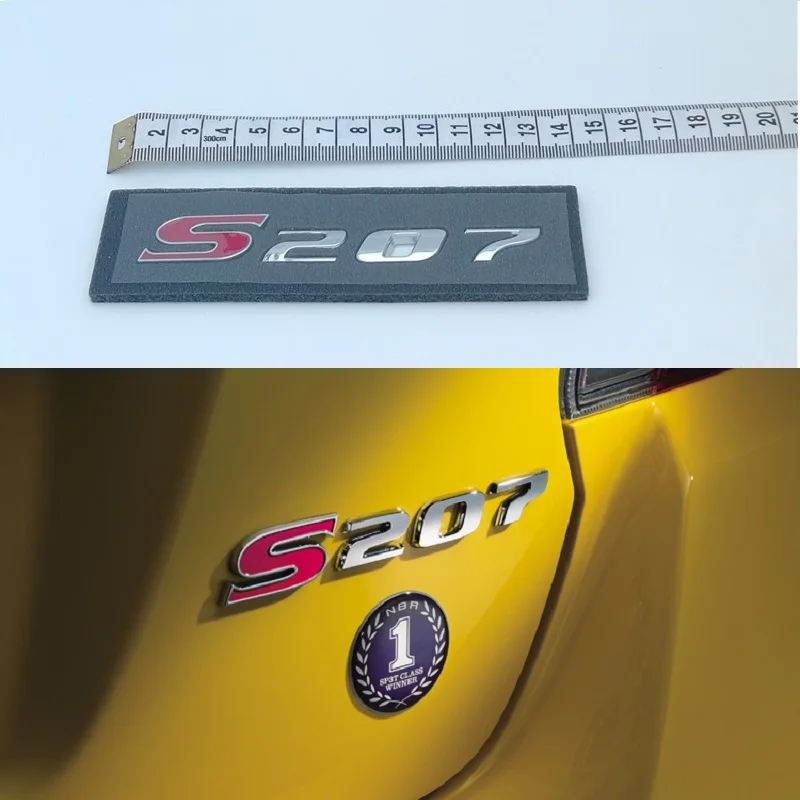 

Chrome S207 Rear Trunk Emblem Badge Decal Sticker for Subaru Forester BRZ Legacy Impreza STI WRX Car Styling