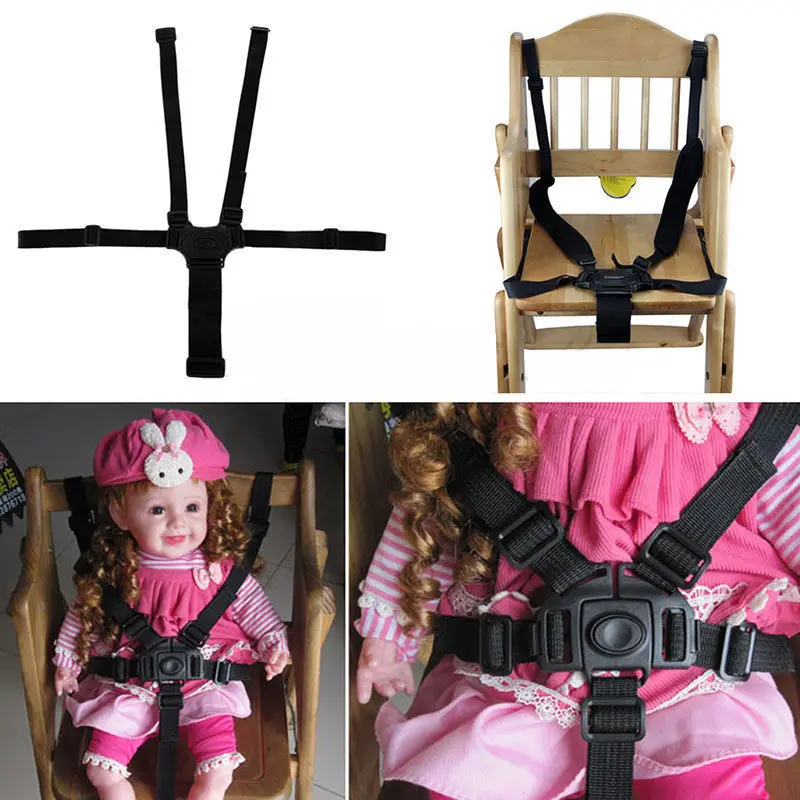 

5 Point Baby Safe Belt For Stroller Chair Seat Pram Buggy Strap-Infant Harness Hot Baby Kids Car Safety Bandage Durable