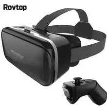 VR Box VR Виртуальная реальность 3D очки Google Cardboard гарнитура шлем с Bluetooth геймпад для смартфона VR игры видео фильмы