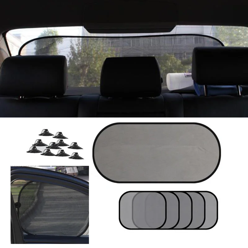 

5Pcs Sun Shade Windshield Car Window UV Protection Shield Visor Block Cover