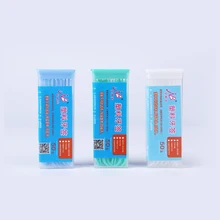 50 шт., пластиковая зубочистка, одноразовые зубные резинки, инструменты для чистки зубов, зубные пластиковые зубочистки, зубная нить, межзубная щетка