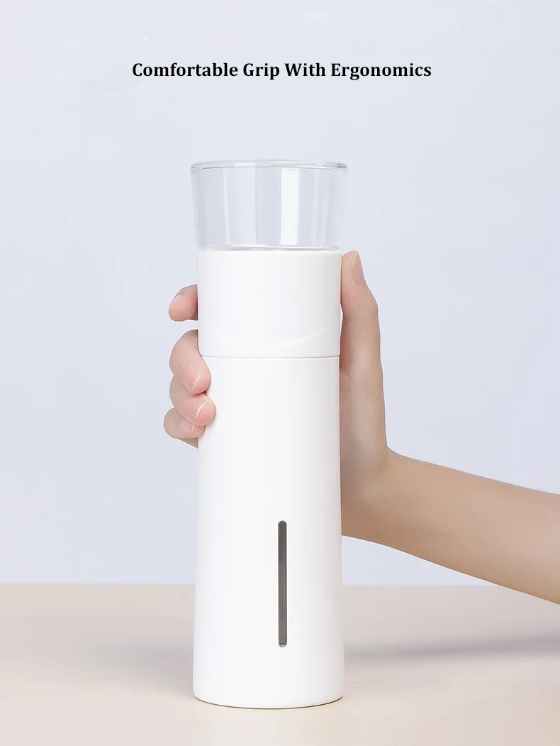 Xiaomi 300ml Portable water bottle sport bottle Travel Mugs Thermal Cup Tea Infuser Bottle sports Tea Filter Glass Tea Bottle hot sale (7)