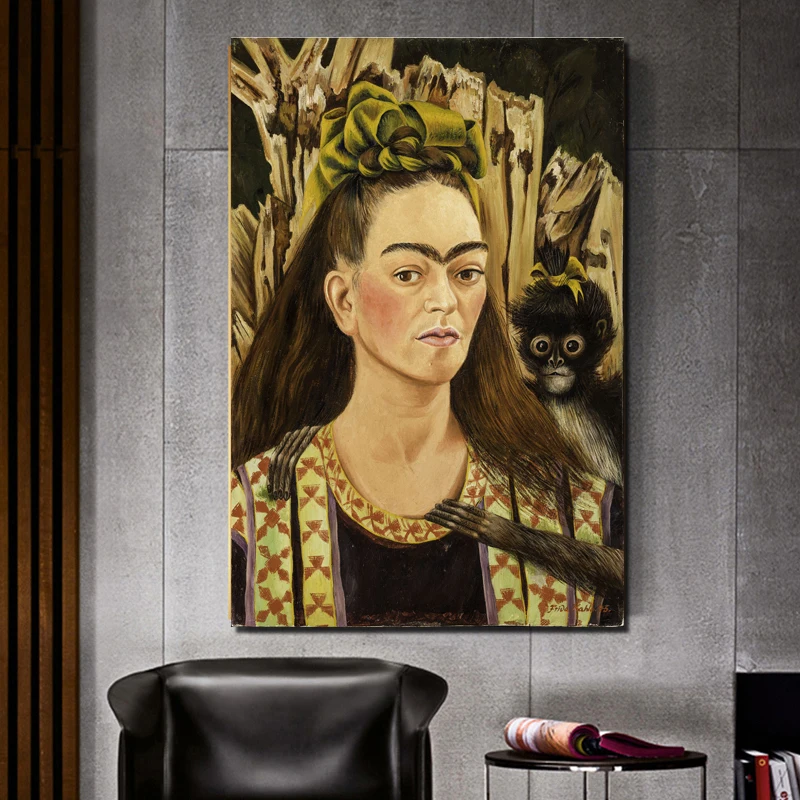 

Original Frida Art Paintings Canvas Painting Print Living Room Home Decoration Modern Wall Art HD Oil Painting Posters Pictures