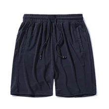 Большие размеры 4XL 5XL 6XL 7XL 8XL мужские летние шорты с эластичной талией 3-4