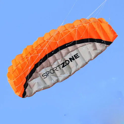 High Quality 1.8 m Dual Line 4 Colors Parafoil Parachute Sports Beach Kite Easy to Fly 3