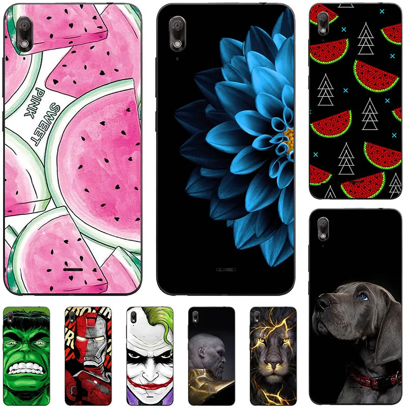 

For Wiko View 2 Case Funda Wiko View 2 Go Case Cover Soft TPU Colorful Printed Case for Wiko View 2 View 2 GO Cover Silicon