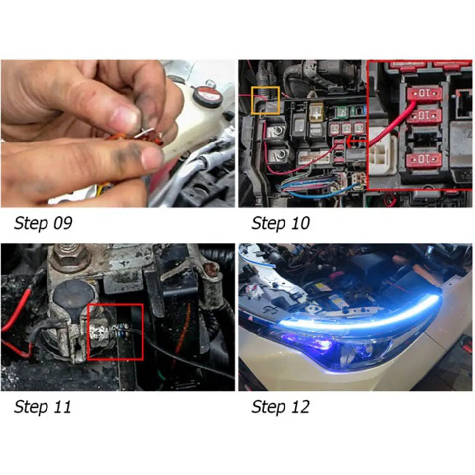 Cars DRL LED Daytime Running Lights (13)