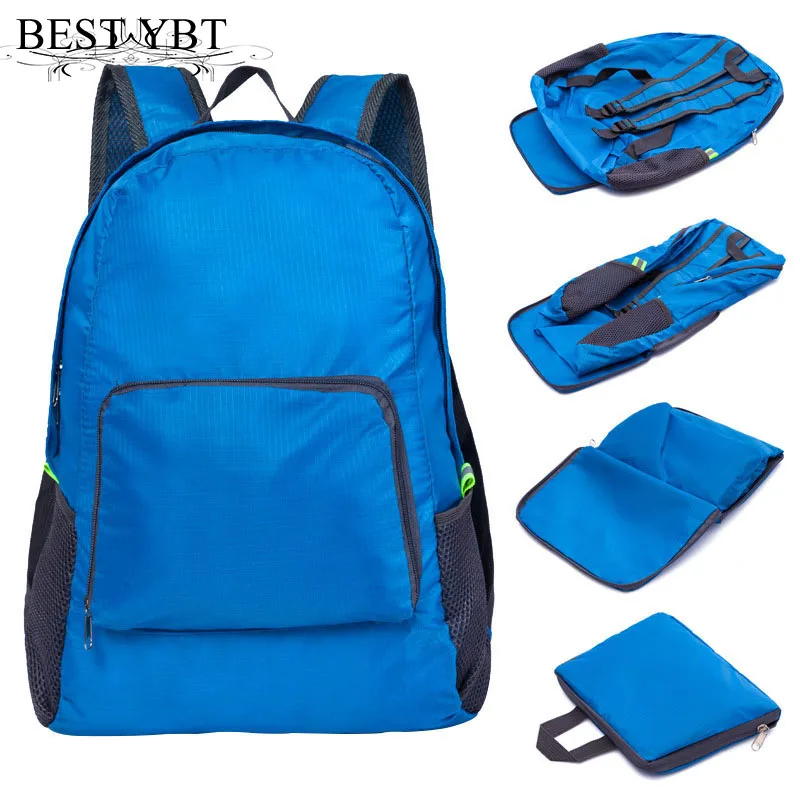 

Mara's Dream Nylon Double Shoulder Bag Portable Outdoor Travel Mountaineering Bag Folding High Quality Multicolor Backpack