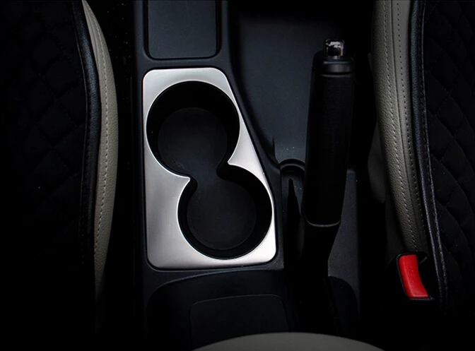 

Lapetus Car Styling Front Seat Cup Holder Water Bottle Drinks Cover Trim ABS Fit For Mitsubishi Pajero Sport 2011 2012 2013 2014