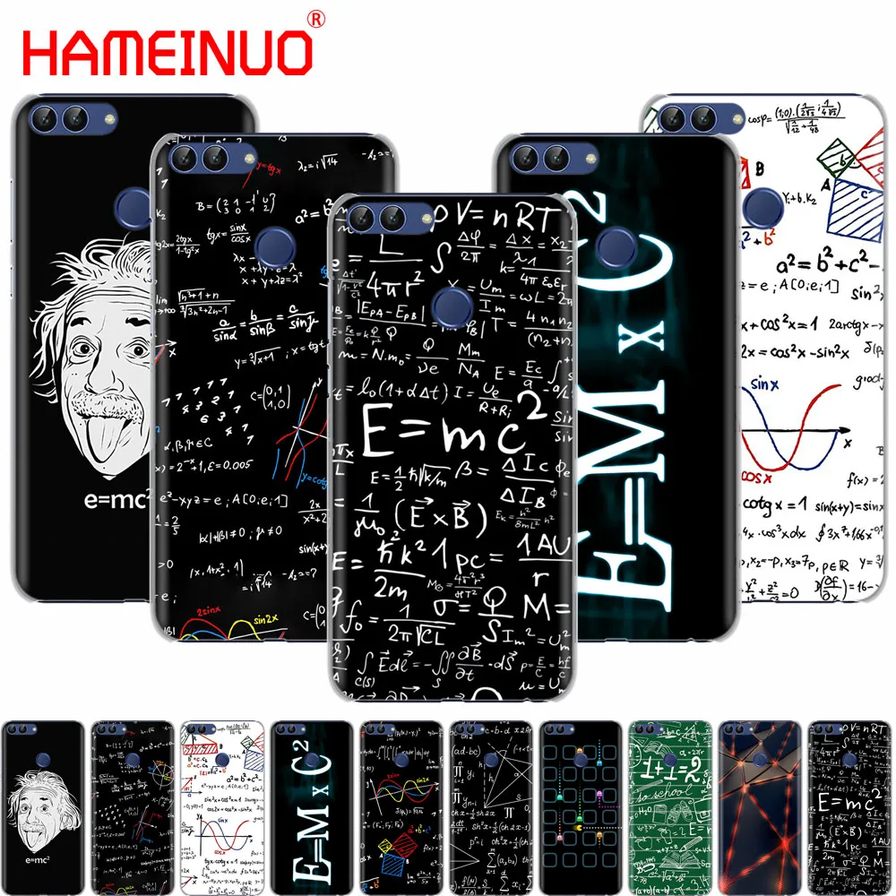 E = mc2 Math Physikalische formel Чехол для мобильного телефона huawei Honor 7C Y5 Y625 Y635 Y6 Y7 Y9 2017 2018 Prime