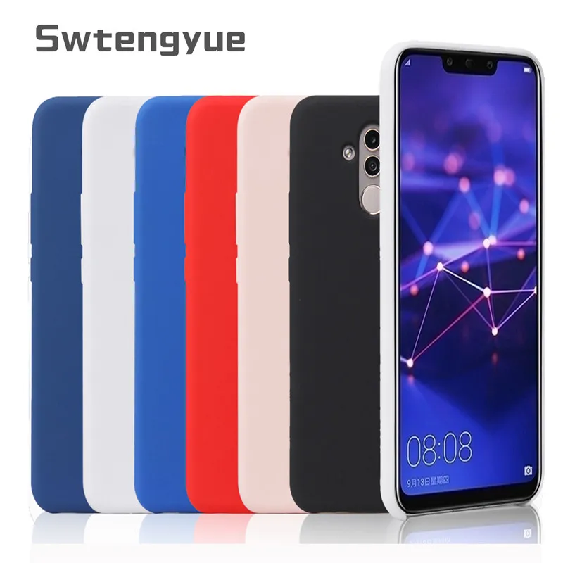 

Candy Color Phone Case For Huawei Mate 20 lite Back cover Soft Matte TPU Silicone For Huawei Mate 20 pro case Capa Funda Coque