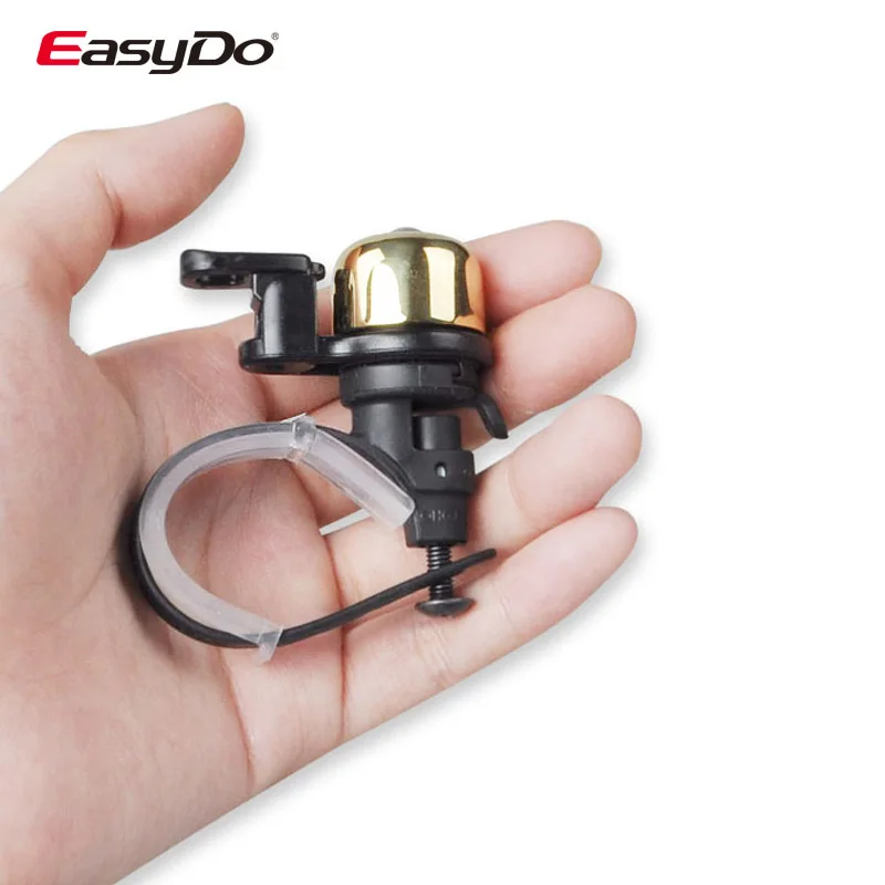 

Easydo Bicycle Ring Bell Pure Copper Bell Cute Small Mini Sound Clear Handlebar Ring Mountain Bike Road Bike Accessories
