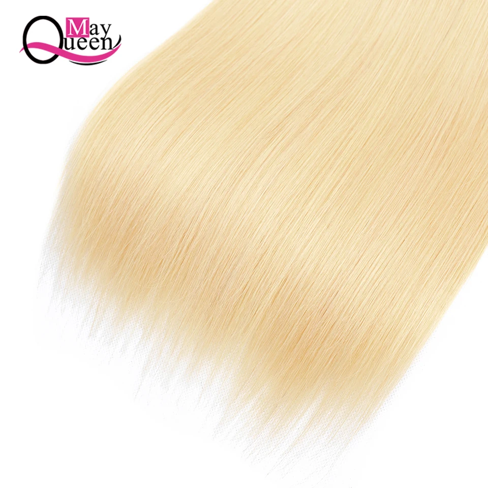 May Queen Malaysian Straight 613 Blonde Hair Weave Extensions 3 Bundles 100% Remy Human Hair 10-26 Inch Honey Blond Color May Queen Malaysian Straight 613 Blonde Hair Weave Extensions 3 Bundles 100% Remy Human Hair 10-26 Inch Honey Blond Color