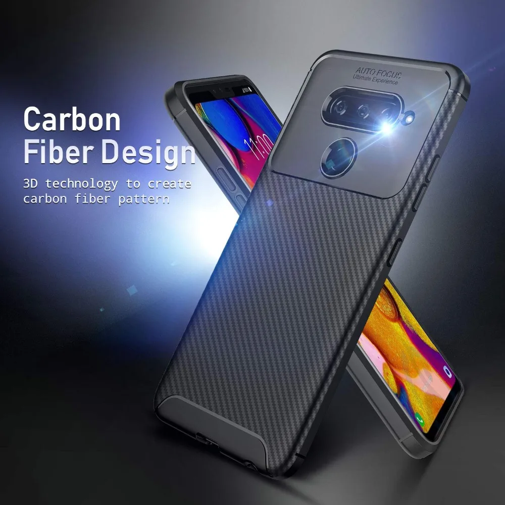 Чехол для LG V50 V40 V60 G8 чехол ThinQ Броня мягкий Силиконовый противоударный из