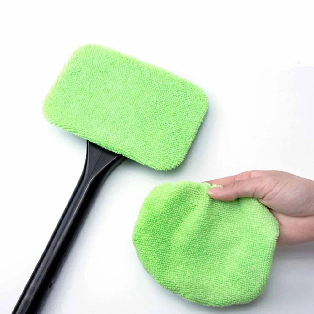

Auto Window Cleaner Windshield Windscreen Microfiber Car Wash Brush Dust Long Handle Car Cleaning Tool Car Glass Towel Hot