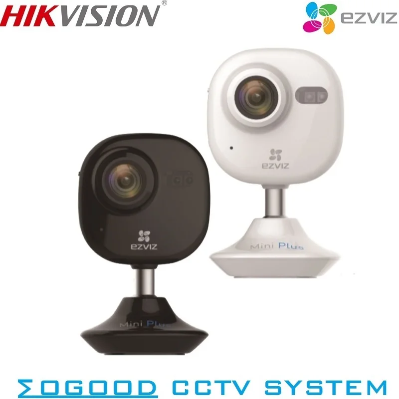 

HIKVISION EZVIZ Mini Plus 1080P Wifi Mini Camera Supports MicroSD Card Built-in Microphone and Speaker Ultra-wide Angle Lens