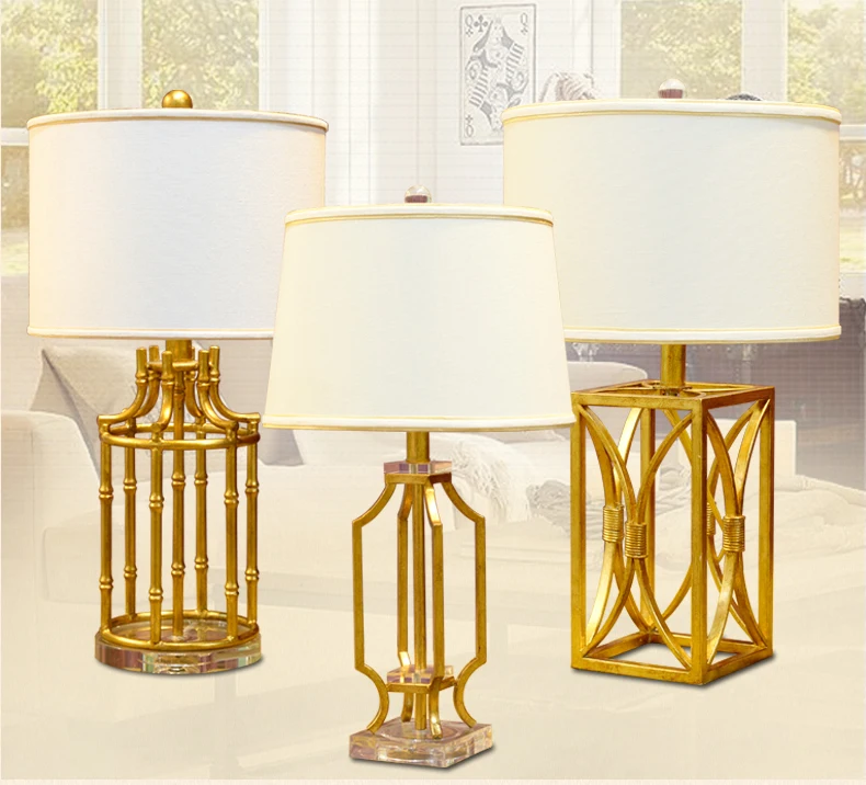 Роскошная Ретро металлическая настольная лампа золотого и серебристого цвета, роскошная прикроватная лампа для спальни, скульптурная металлическая декоративная лампа, Abajur Led 106