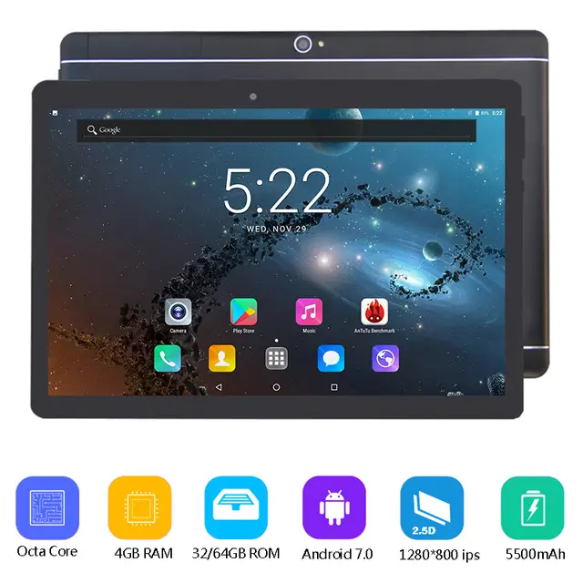 online shop 2019 android tablet 10 inch octa core 4gb ram 64gb rom android tablets 2019
