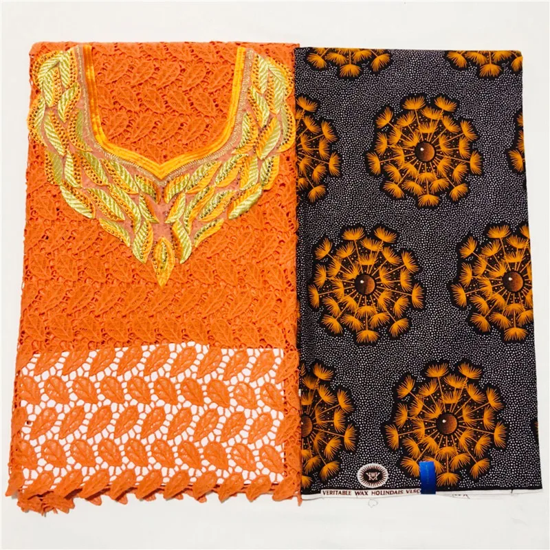 

Beautifical African Lace fabric 2019 Swiss Cotton Dry java wax High Quality Swiss Lace Material for dress 2.5 +3 yard XM062601
