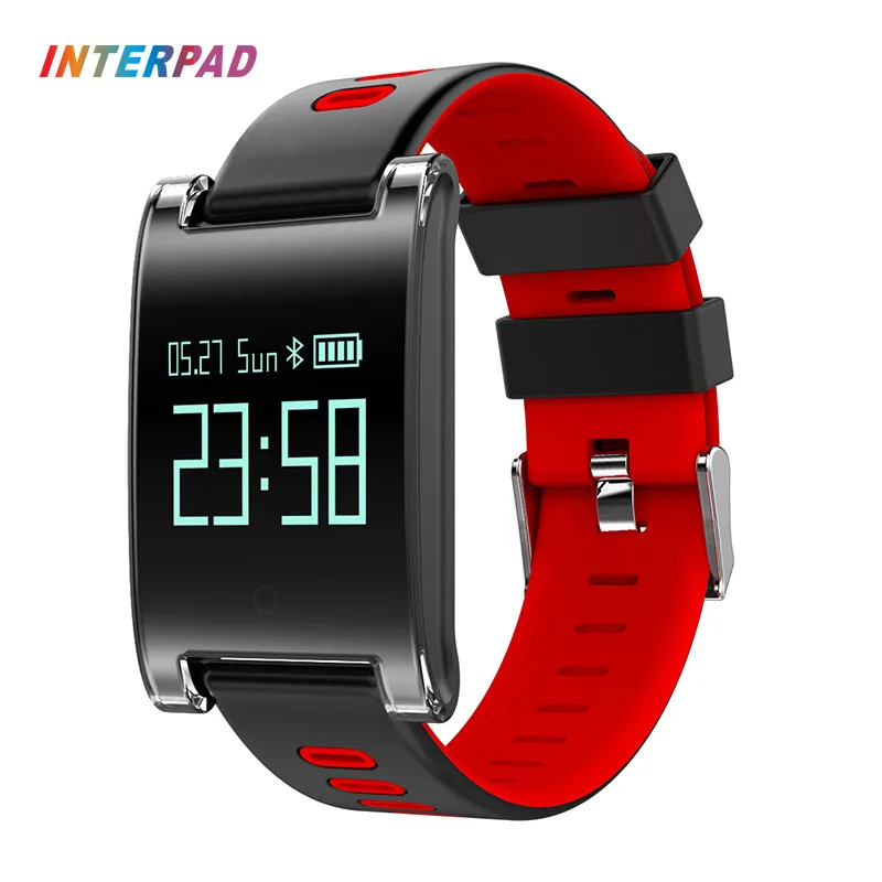 

Interpad DM68 Plus Waterproof Smart Band Wristband Fitness Tracker Blood Pressure Heart Rate Monitor Calls Messages Watch