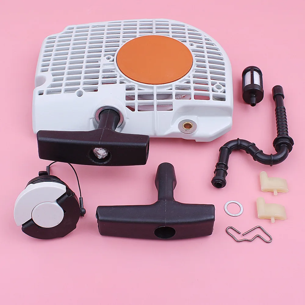 Recoil Pull Starter For Stihl 036 MS360 034 MS340 Fuel Filter Line Cap Pawl Kit