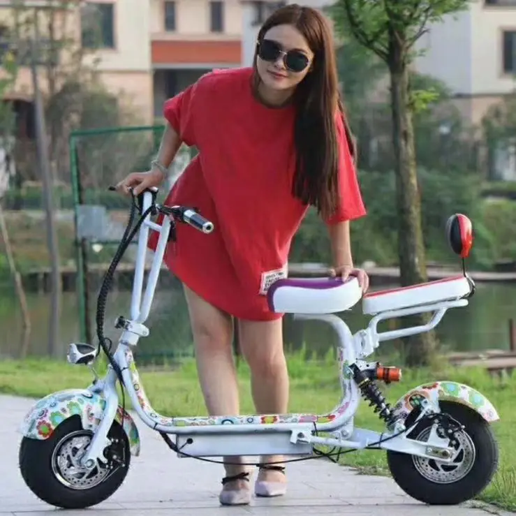Top Fast-folding/ motorcycle Electric scooter Scooter Folding Type Mini electric car Folding Bike Electric Bicycle 2