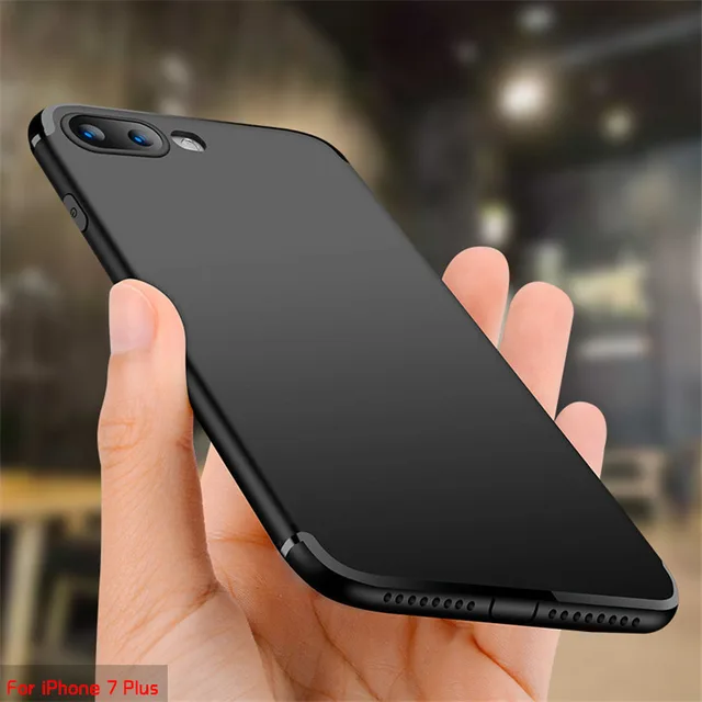 Best Price TCICPC For iphone 7 7 plus case silicone Luxury 360 protected Ultra thin scrab soft TPU phone cases for Apple iphone 7 7 plus