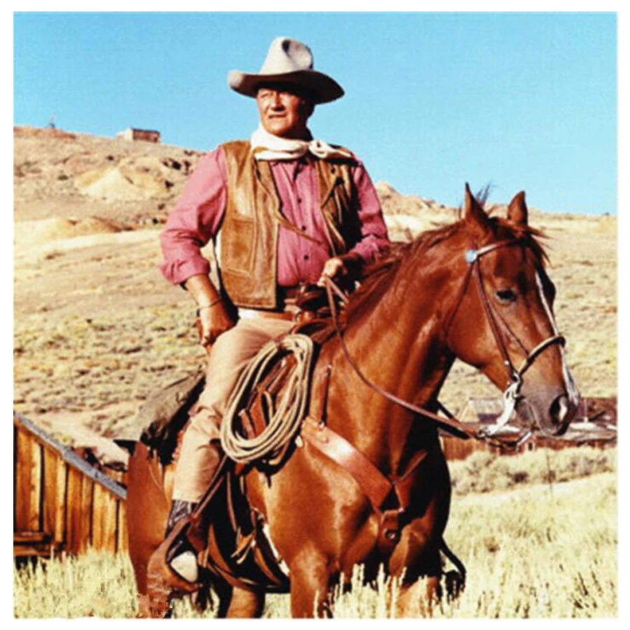 

John Wayne Diy Square/Round 5D Diamond Painting Cross Stitch Mosaic Pattern Full Diamond Embroidery Kits Home Decor