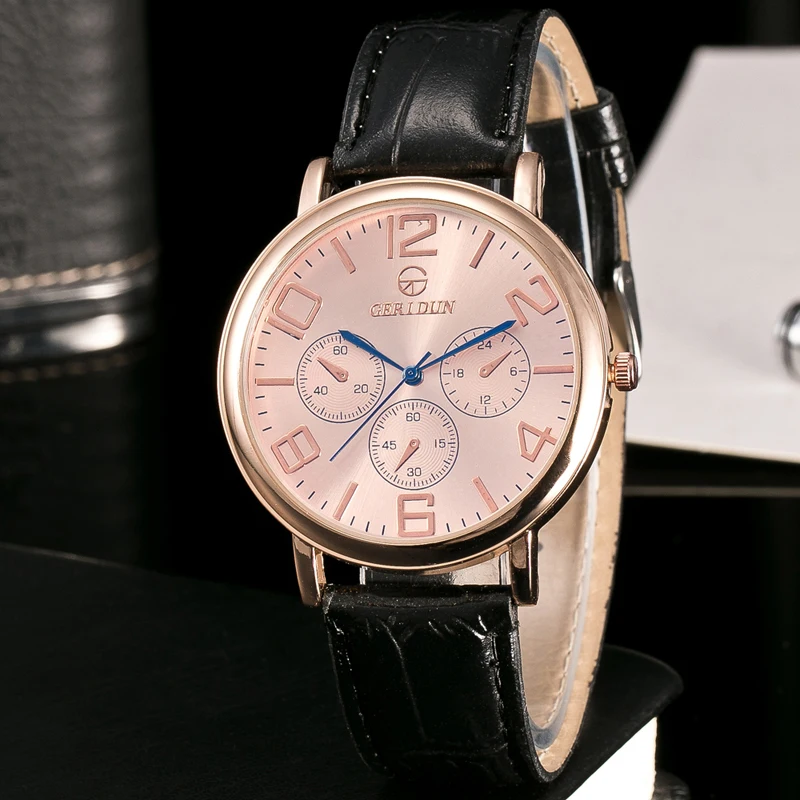 Men Fashion Business Leather Watch Men's Casual 3-eye Outdoor Sports Watch Analog Waterproof Quartz Wristwatch Relogio Masculino Men Fashion Business Leather Watch Men's Casual 3-eye Outdoor Sports Watch Analog Waterproof Quartz Wristwatch Relogio Masculino