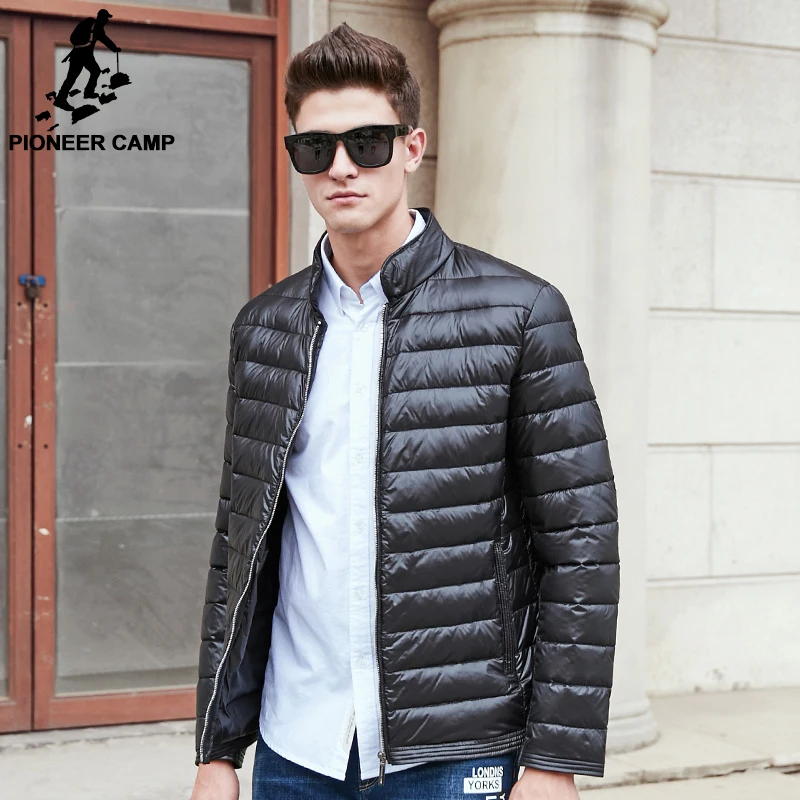 Pioneer Camp New arrival thin light down jacket men brand clothing autumn winter down coat men top quality male parkas 677171 Pioneer Camp New arrival thin light down jacket men brand clothing autumn winter down coat men top quality male parkas 677171